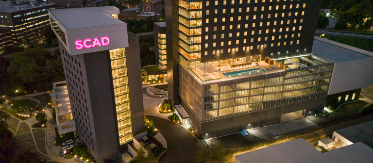 aerial view of SCAD Atlanta