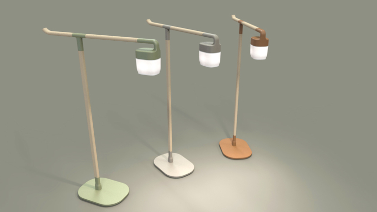 Industrial design student Ruslan Budnik's work "SPLIT Lamp"