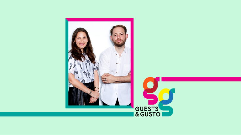 Guests and Gusto speakers Sarah Leff and Jonathan Cohen