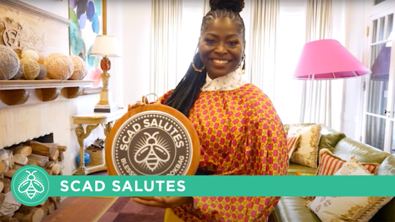 Play "SCAD Salutes Blessing in a Book Bag video