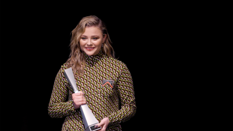 Play video with Chloe Grace Moretz at SCAD Savannah Film Festival