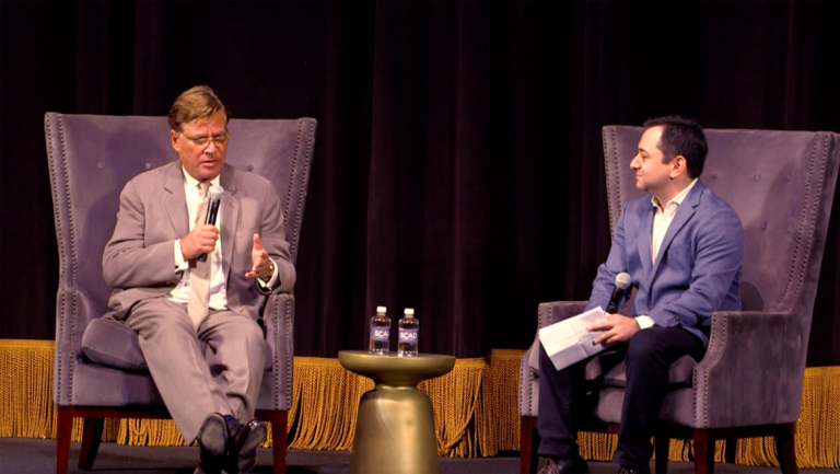 Play video of SCAD Savannah Film Festival Q&A with Aaron Sorkin 